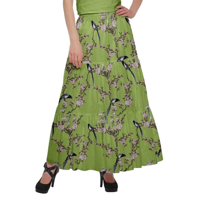 Moomaya Jupe Portefeuille Évasée Imprimée pour Filles par Moomaya, Gamme de Tailles TP-5X, Imprimée, 1 Jupe