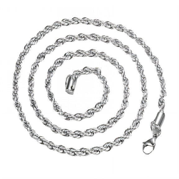 DESIGNICE 2026 New Box Chain Necklace,Spiral Rope Jewelry,Antioxidant Strength Necklace for Women for Casual,Party,Daily,20In