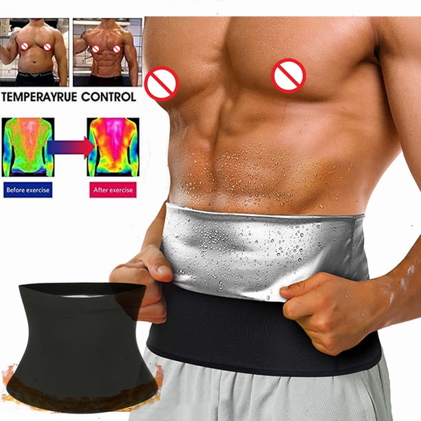 Moldeador de cuerpo adelgazante Sauna cinturón de sudor cinturón de Sauna para quemar grasa entrenador de vientre masculino para fajas de entrenamiento Barbie Nuevos Originales