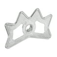 thumbnail image 1 of Unique Bargains Billiard Bridge Head Pool Billiard Cue Stick Bridge Plug In Billiard Accessories Silver Tone, 1 of 6
