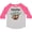 Heather and Hot Pink, variant on Inktastic Pawpaw Loves Me Cute Sloth and Baby Boys or Girls Toddler T-Shirt