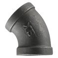 thumbnail image 2 of Black Pipe Fitting, Equal Elbow, 45-Degree, 1/4-In. -520-201HC, 2 of 3