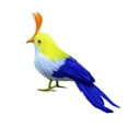 thumbnail image 4 of Pájaros del bosque posados, pájaros artificiales con plumas, regalo para el hogar, jardín, patio, árbol 2, 4 of 9