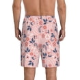 thumbnail image 5 of Salouo Tropical Plants Pattern Men's Sleep Pajama Shorts,Pajama Bottoms Elastic Waistband Sleep Pajama Short PJ Shorts for Men -X-Large, 5 of 6
