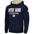 thumbnail image 2 of Men's Colosseum Navy Notre Dame Fighting Irish Sunrise Pullover Hoodie, 2 of 3