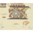 thumbnail image 3 of Konštantín Bauer 14x12 Black Modern Framed Museum Art Print Titled - Study of Geometric Ornament (1925-1927), 3 of 5