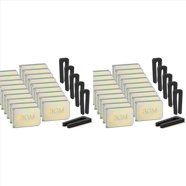 Paquete de 48 Kit de Equilibrio de Ventilador de Techo para Equilibrio de Peso de Ventilador de Techo, 6 Juegos de Clips de Equilibrio de Ventilador y Práctico Peso 3G