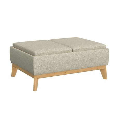 Newboti Furniture Revel Tan Reversible Tray Ottoman 78485