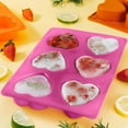 thumbnail image 5 of piaybook Baking Molds Silicone 6 Cavity Heart Mould DIY Chocolate Cupcake Cake Ice Cube Love Shapes Different Shape Easy To Clean for Chocolate,Cake,Candy,Cookie, 5 of 9