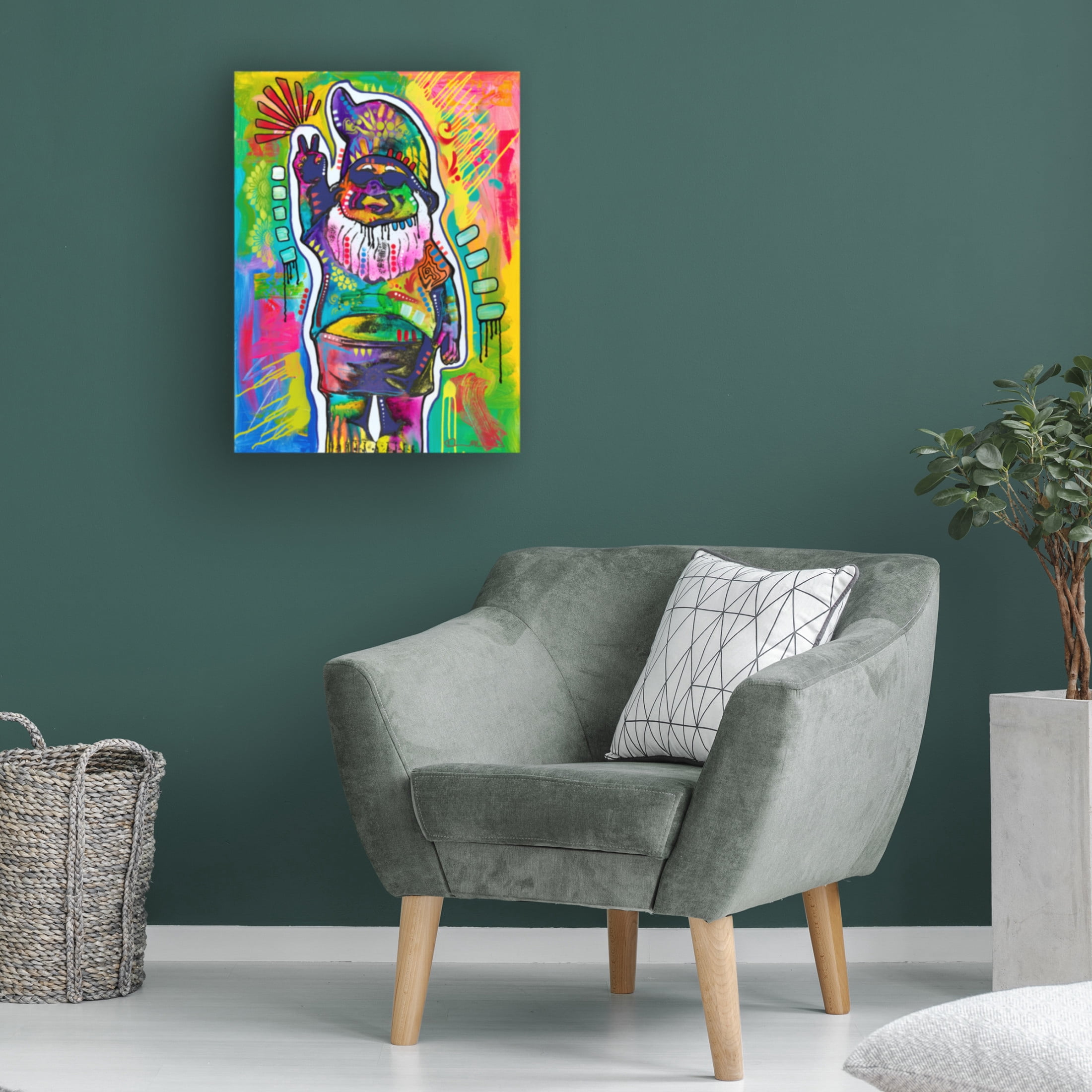 Canvas Wall Art - Dean Russo 'Gnome' Wall Art for Living Room, Bedroom, or Office Décor by Trademark Fine Art - 14 x 19 Inches