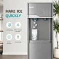 thumbnail image 5 of VECYS Bottom Loading Ice Maker Self-Clean Hot Cold Water Dispenser for 5 Gallon Bottle, 22LBS Daily Ice Making, Child Safety Lock, Grey, 5 of 6