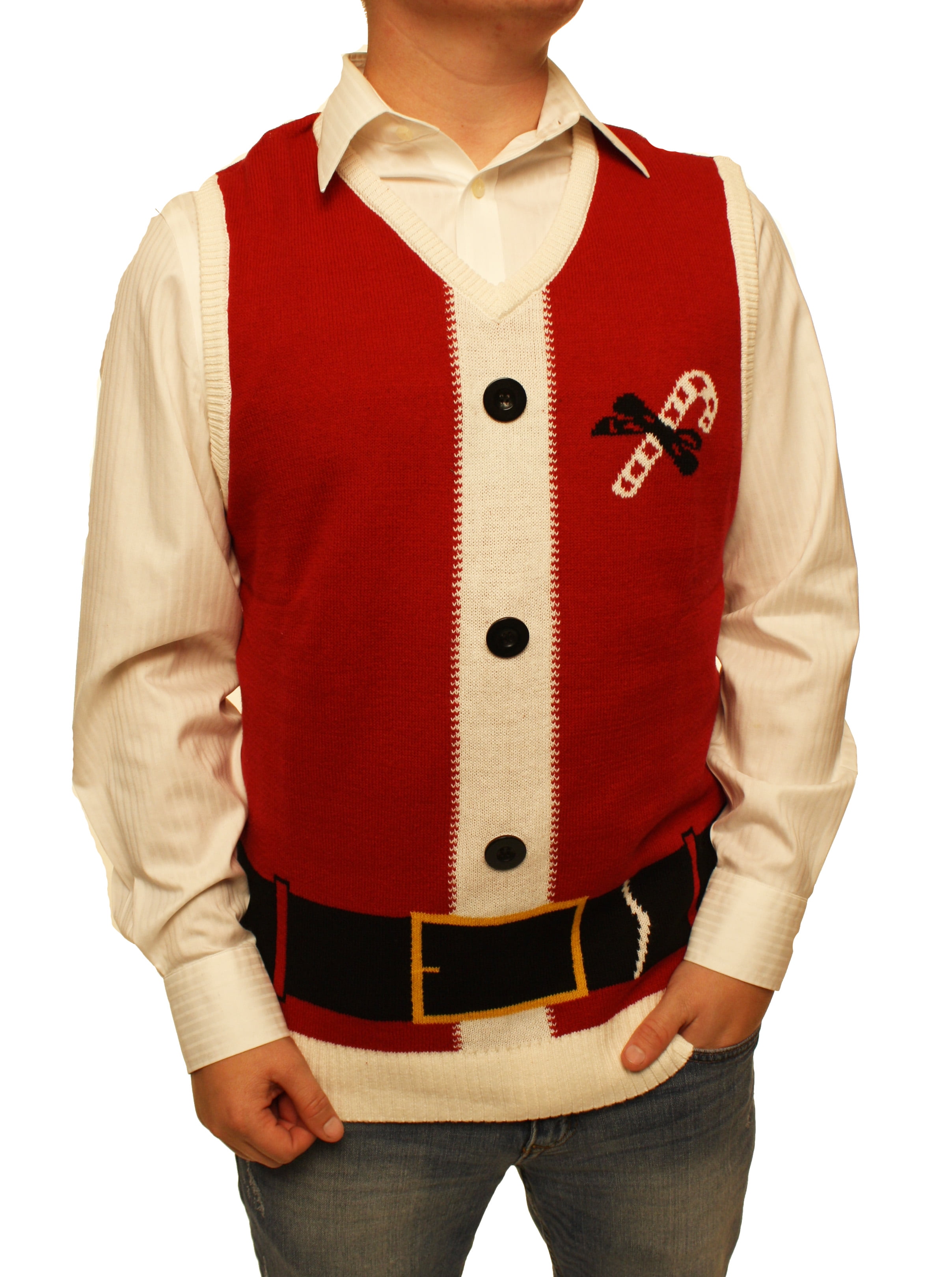 Mens Ugly Christmas Vest 