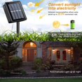 thumbnail image 2 of Solar Rope Lights Outdoor Waterproof LED, 2 Pack Each 33ft 100 LED Rope Lights Outdoor, PVC Tube White Fairy String Lights for Pool Balcony Tree Garden Yard Fence Party Walkway Path, 2 of 6