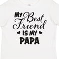 thumbnail image 4 of Inktastic My Best Friend is My Papa with Hearts Boys or Girls Toddler T-Shirt, 4 of 5