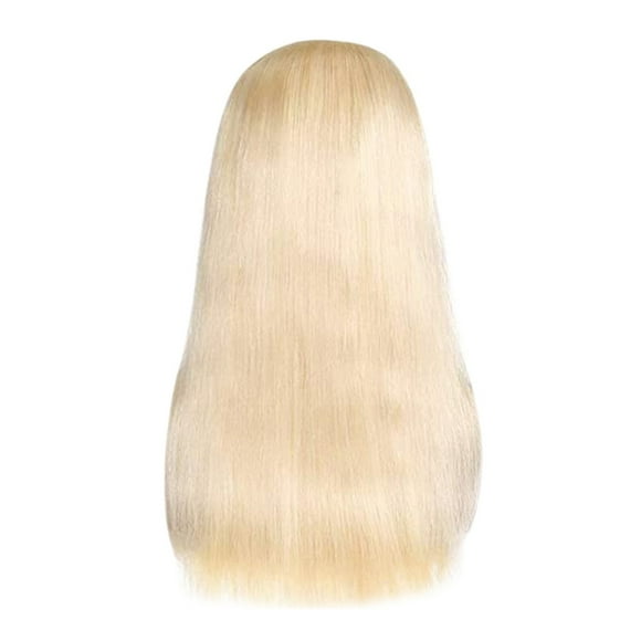 Blonde Wig Wigs for Women Long Womens Fashion Wig Blonde Synthetic Hair Long Wigs Wave Straight Wig 70Cm