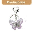 thumbnail image 5 of Aellinatey Delicate Butterfly Keychain Transparent Key Rings Colorful Key Chain Adornment, 5 of 20