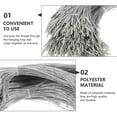 thumbnail image 3 of Raindrops 7Pack Clothing Tags Strap for Hanging Ropes for Clothing Labels Silver Polyester, 3 of 6