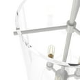thumbnail image 5 of Hunter - Sacha 3-light Brushed Nickel, Medium Size Pendant Light, Dimmable, Modern Style, Urn Shaped, for Bedrooms, Dining, Living Rooms - 19317, 5 of 9