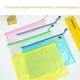 thumbnail image 3 of Bolsa de malla transparente para archivos A4, bolsa gruesa con cremallera A4, organizador de papel de prueba, 3 of 3