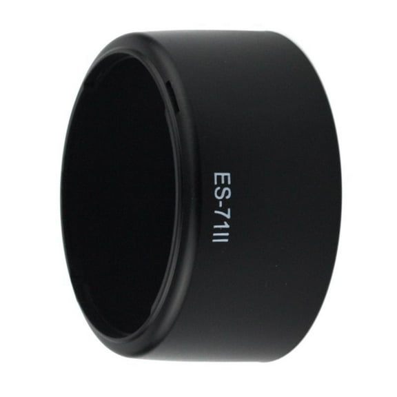 BIBABLYKE ES71 II Lens Hood Shade For EF50mm f/1.4 50F1.4USM Camera Lens Sunshades Prevents Flare And Protects From Shocks