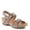TAN MULTI, variant on L`Artiste Colomecool Women’s Cork Wedge Sandal with Adjustable Soft Comfort