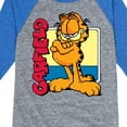 thumbnail image 3 of Garfield - Garf Pixel Square - Toddler & Youth Raglan Graphic T-Shirt, 3 of 4