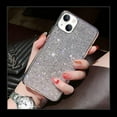 thumbnail image 4 of Compatible with iPhone 15 Pro Max Bling Diamond Case Glitter for Women 3D Rhinestone Crystal Shiny Sparkly Protective Cover with Electroplate Plating Bumper Luxury Fashion Case Silver, 4 of 8