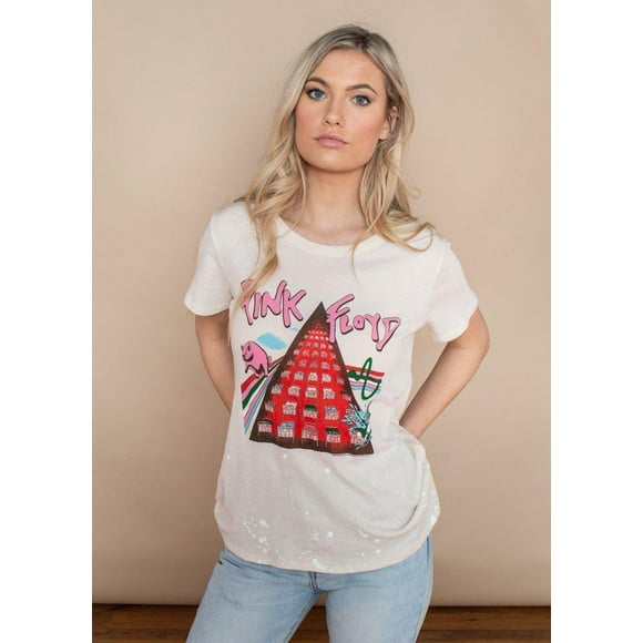 Chaser Pink Floyd Graphic Splatter Tee Au Lait ( XS )