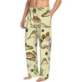 thumbnail image 2 of Fotbe Men'S Cartoon Dinosaursclassic Pajama Pants With Elastic Waist And Drawstring Pockets，Pajama Pants Mens Lounge Pants Super Soft, 2 of 9