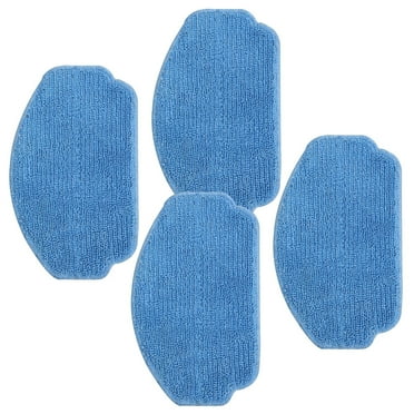 GOOVI Robot Vacuum Mop Pads Replacement for BR151 / BR150 Reusable Hard Floor Cloth Wet Replacement Microfiber Soft Pad (Pack of 4)