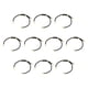 thumbnail image 4 of 10 pulseras deslizantes ajustables de nailon, pulseras retorcidas (225 mm) - Metal amigable Aureato negro, 4 of 9