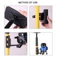 thumbnail image 4 of ikayaa Telescopic Pole for Line Leveler Aluminum Alloy Adjustable Lift Extend Bracket Holder Stand Support for 1/4''and 5/8'' Level, 4 of 7