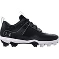 thumbnail image 2 of Under Armour Youth Glyde Rm Molded Fastpitch Softball Cleats Black/Black Medium 4 4 Medium US/Black|Black, 2 of 7
