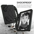 thumbnail image 6 of iPad mini 6 Case For Kids, Dteck EVA Foam Lightweight Shockproof Handle Kickstand Protecitve Shell Cover For iPad mini 6th Generation 8.3 inch 2021,Black, 6 of 6