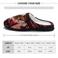 thumbnail image 2 of Mens Cozy Slippers Hazbin Hotel Warm Soft Plush Slipper Slip-on House Shoes for Home Indoor Outdoor, 2 of 7