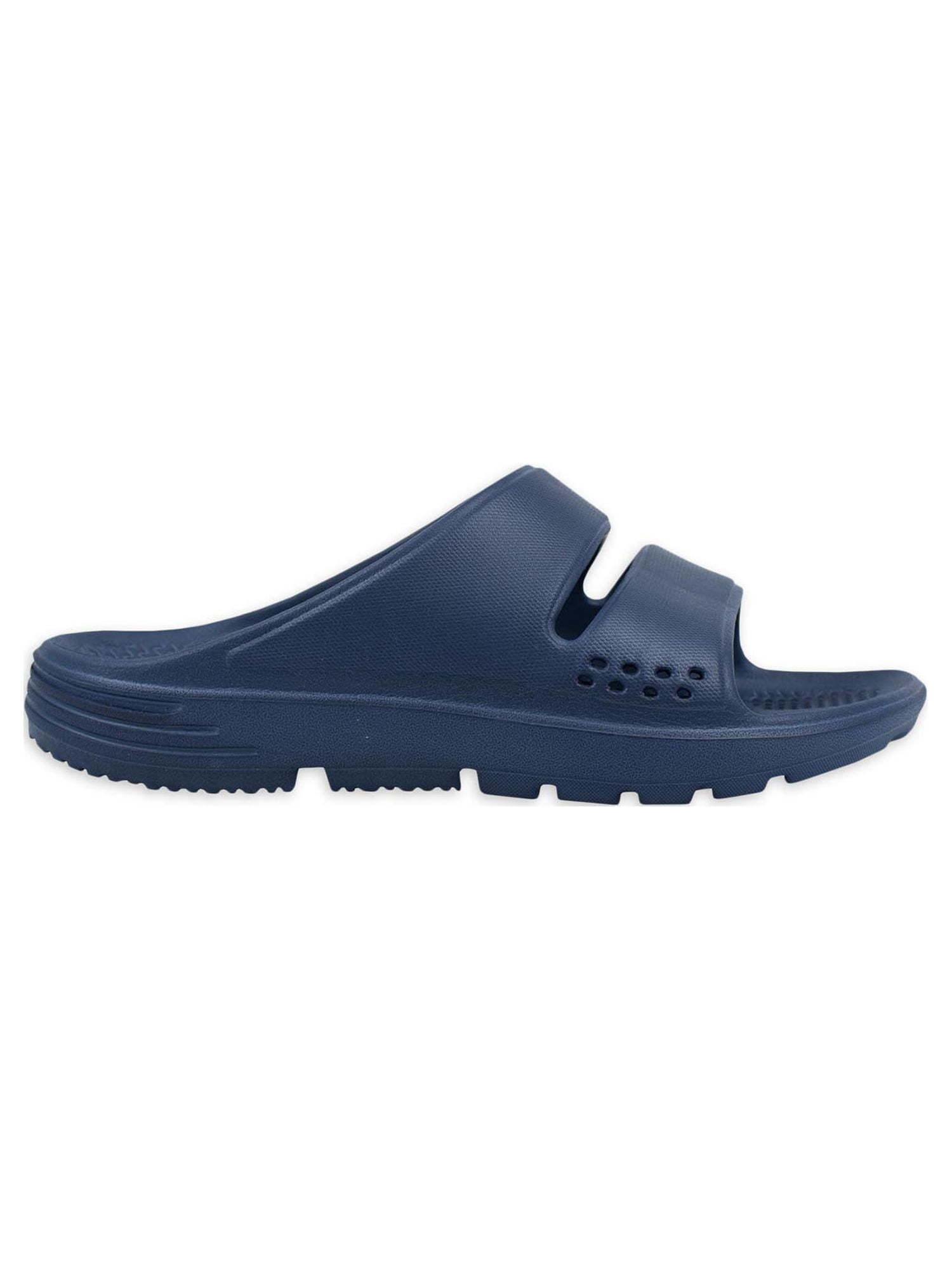American Exchange Men's Adult Double Band Slide Sandal