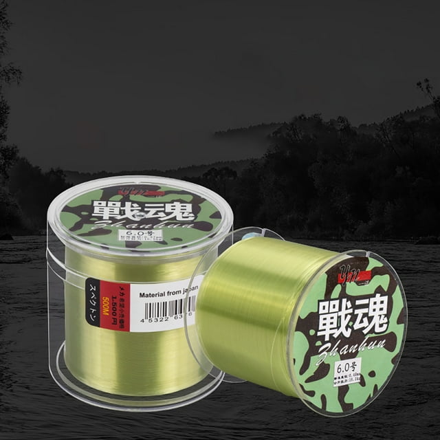 Monofilament Fishing Line High Strength Nylon Fishing Line Freshwater Carp Monofilament Line 2 Colors Available For Outdoor Freshwater Saltwater Fishing 984.25ft