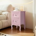 thumbnail image 3 of Ktaxon Set of 2 Nightstand, Side Table Night Table,Pink, 3 of 9