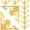 Golden, variant on OULII 12Pcs Mirror Wall Decal Black Acrylic Vintage Design For Living Spaces