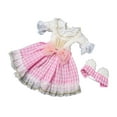 thumbnail image 4 of Juego de vestido Hugo 1:6 para hacer tus propias muñecas bricolaje educativo ropa disfraz de cosplay para muñeca princesa de 11,81 pulgadas Rosa, 4 of 9