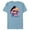 Ocean Blue, variant on Marvel Fantastic 4Ever Heart Valentine's Day - Short Sleeve Blended T-Shirt for Adults - Customized-Purple