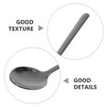 thumbnail image 3 of FUTUREORYY 6Ud Cucharas Pequeñas De Acero Inoxidable Negras Para Servir Miel Postres Y Bebidas Frías, 3 of 8