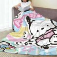 thumbnail image 5 of Pochacco Fleece Blanket Super Soft Cozy Throw Blanket 40"X30", Lightweight Fuzzy Comfy Flannel Blanket Warm Plush Throw Blankets For Couch, Sofa, Bed, 5 of 8
