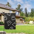 thumbnail image 2 of Halloween Vintage Double-Sided Yard Flag with Witch and Full Moon Artwork Outdoor Decoration 12.5x18 inches Garden Flag Halloween Holiday Gift, 2 of 5