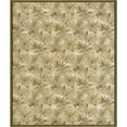 thumbnail image 2 of Unique Loom Outdoor Botanical Collection Area Rug - Keukenhof (10'  x 12' Rectangle Green/Beige), 2 of 7