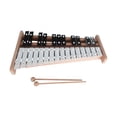 thumbnail image 4 of Xilófono Glockenspiel de 27 notas, instrumento de percusión musical, con mazos para amantes de la música de diferentes edades, portátil profesional Estilo B Sunnimix xilófono glockenspiel, 4 of 8