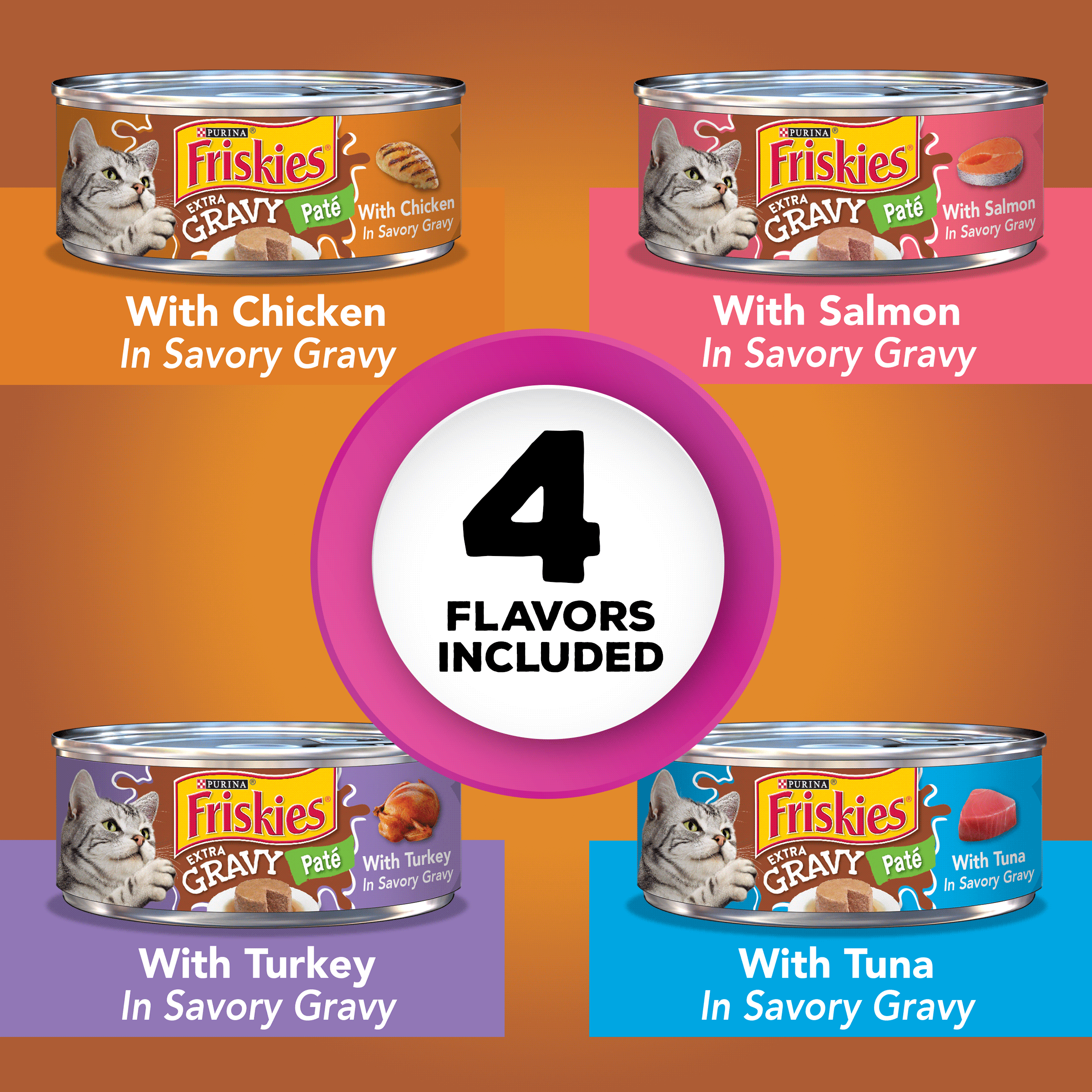 friskies extra gravy pate cat food