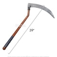 thumbnail image 2 of Munetoshi 38” Foam Reaper Scythe Fortnite Rare Skin Halloween Video Game Sci-fi Cosplay Costume Prop, 2 of 8