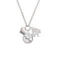 thumbnail image 2 of Delight Jewelry Cheer Heart with AB Crystal Let Things Go Fall Zoey Charm Necklace, 28", 2 of 4