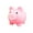 Pink, variant on Kumdkd Children's Piggy Bank - Durable Plastic Money Saving Jar for Kids, Coin Bank with Removable Plug, Educational Gift for Boys & Girls, 4.1 x 3.7 x 3.2 Inches, Holds 150 Coins